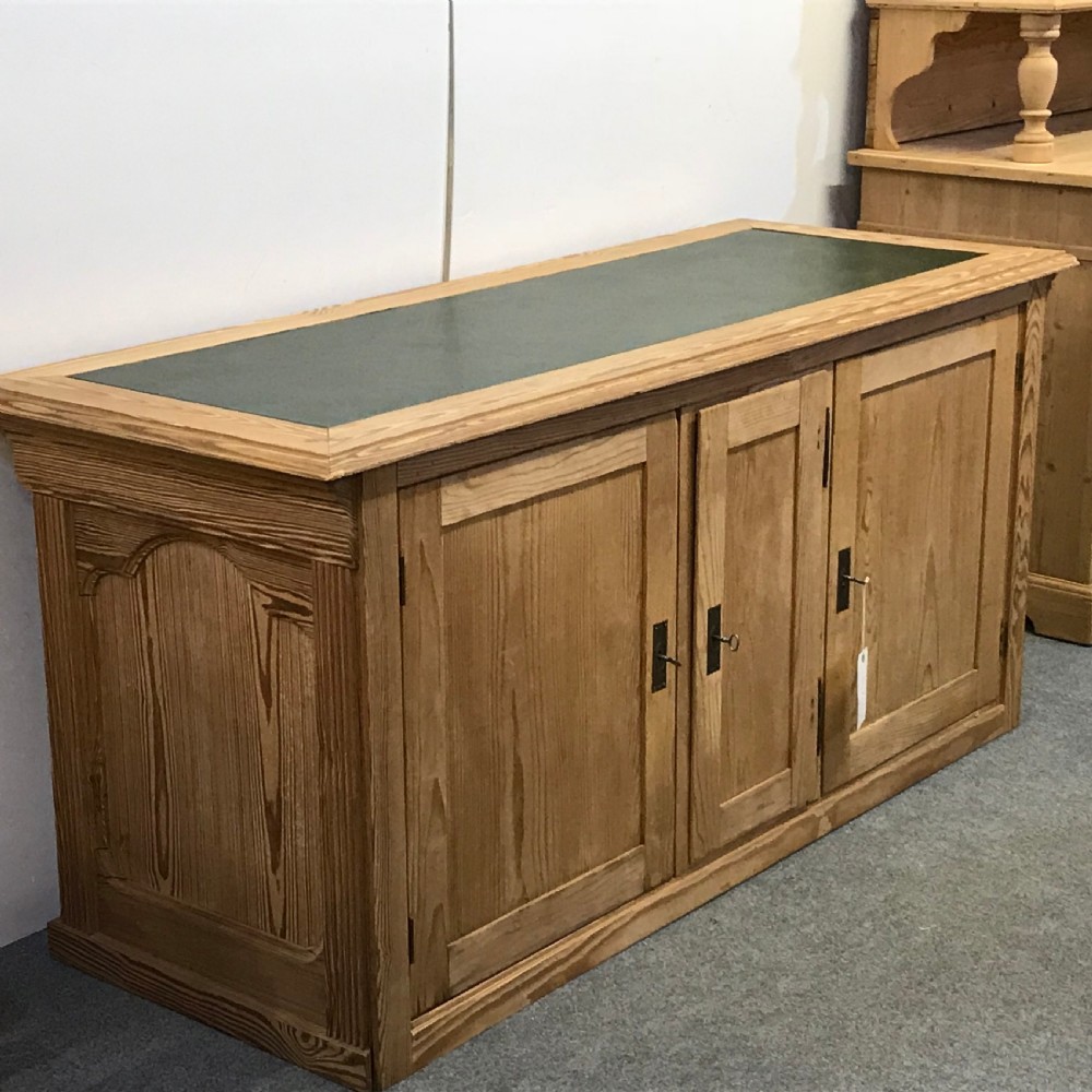 Antique Pine Shop Counter c.1920's View II