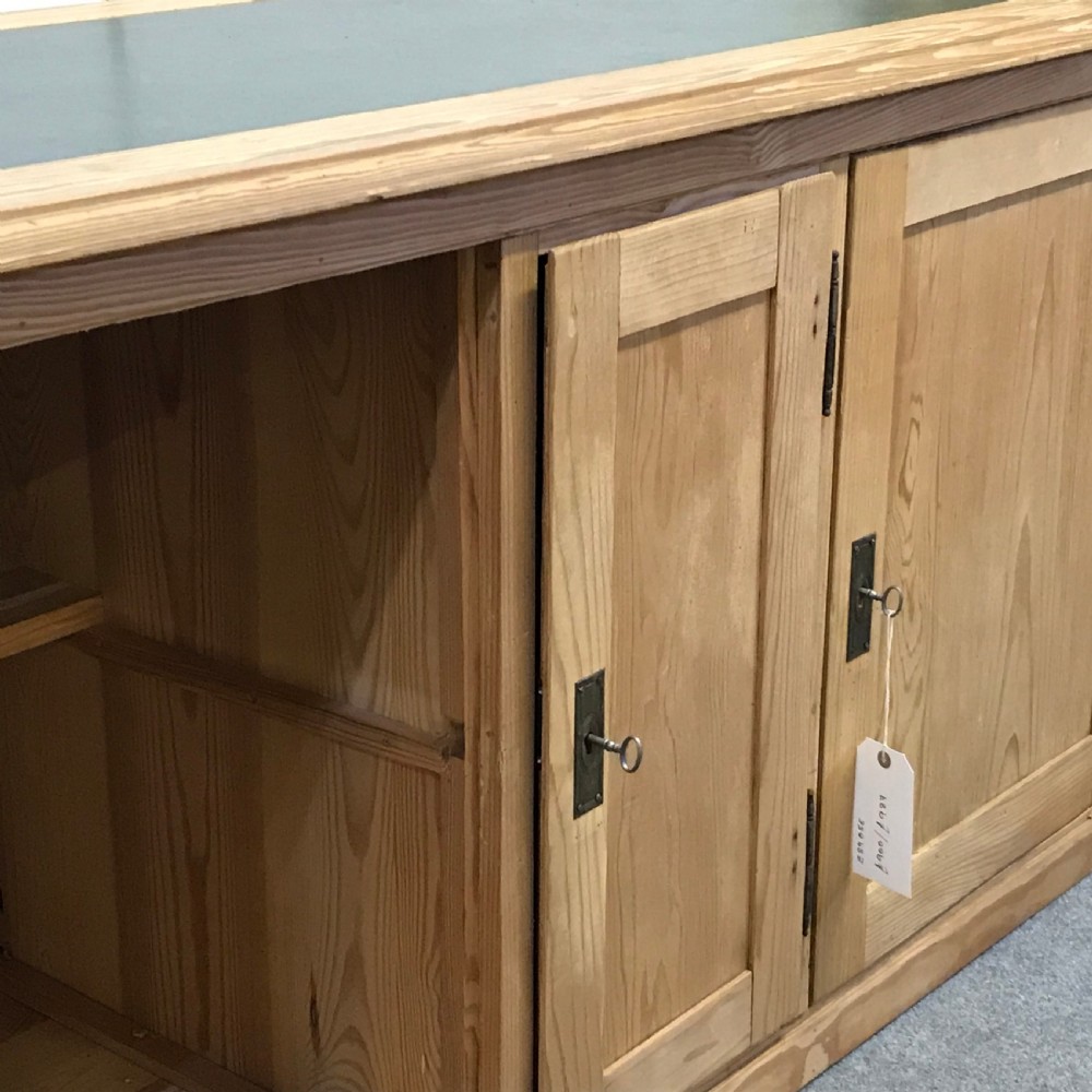Antique Pine Shop Counter c.1920's View VIII