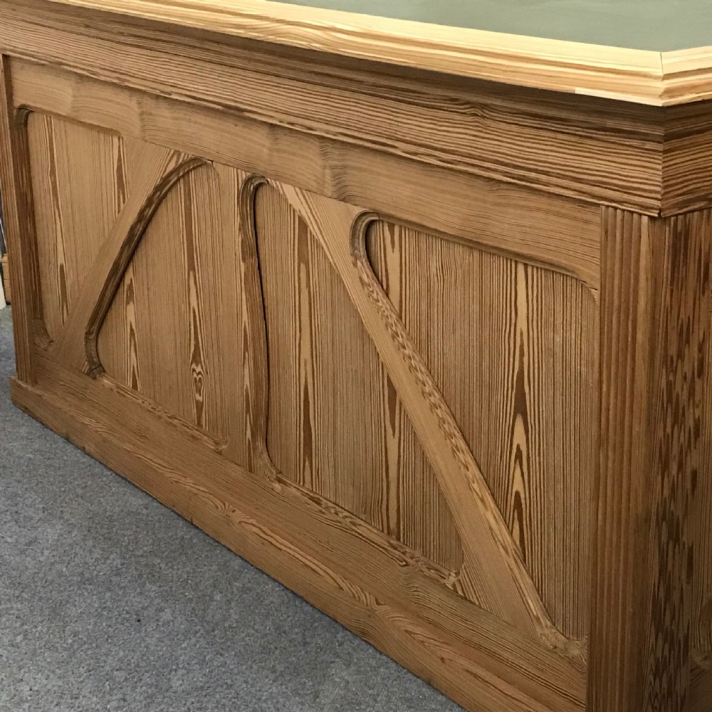 Antique Pine Shop Counter c.1920's View IX