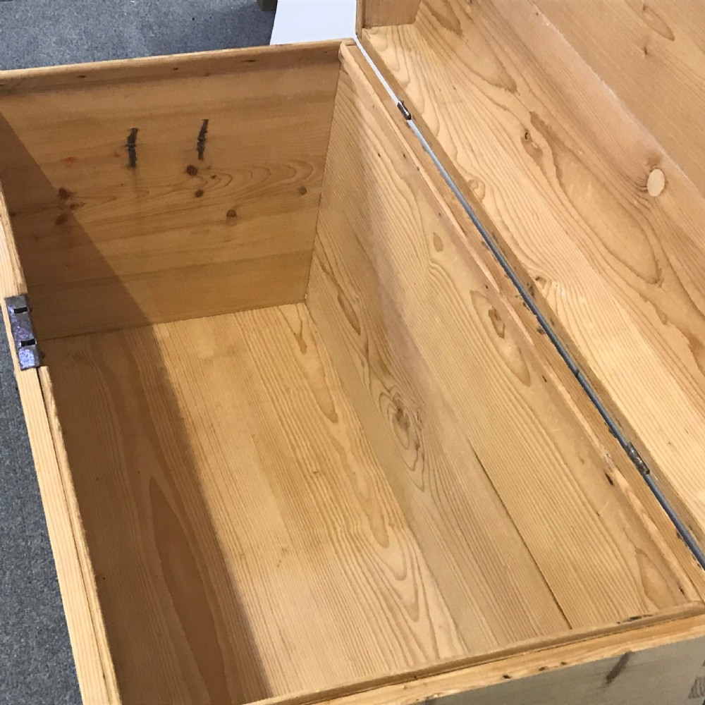 Old Pine Blanket Chest c.1910 View V