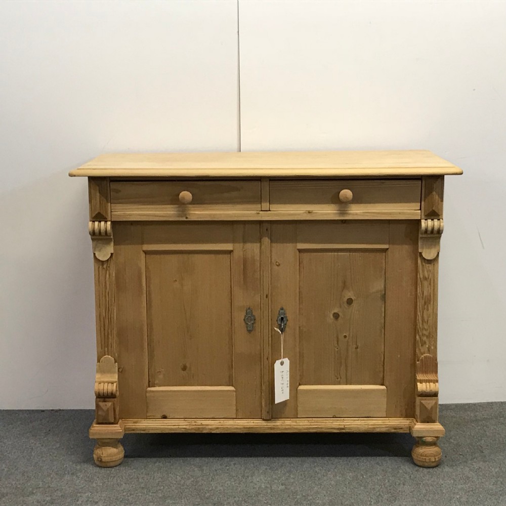 ANTIQUE PINE FARMHOUSE KITCHEN DRESSER BASE