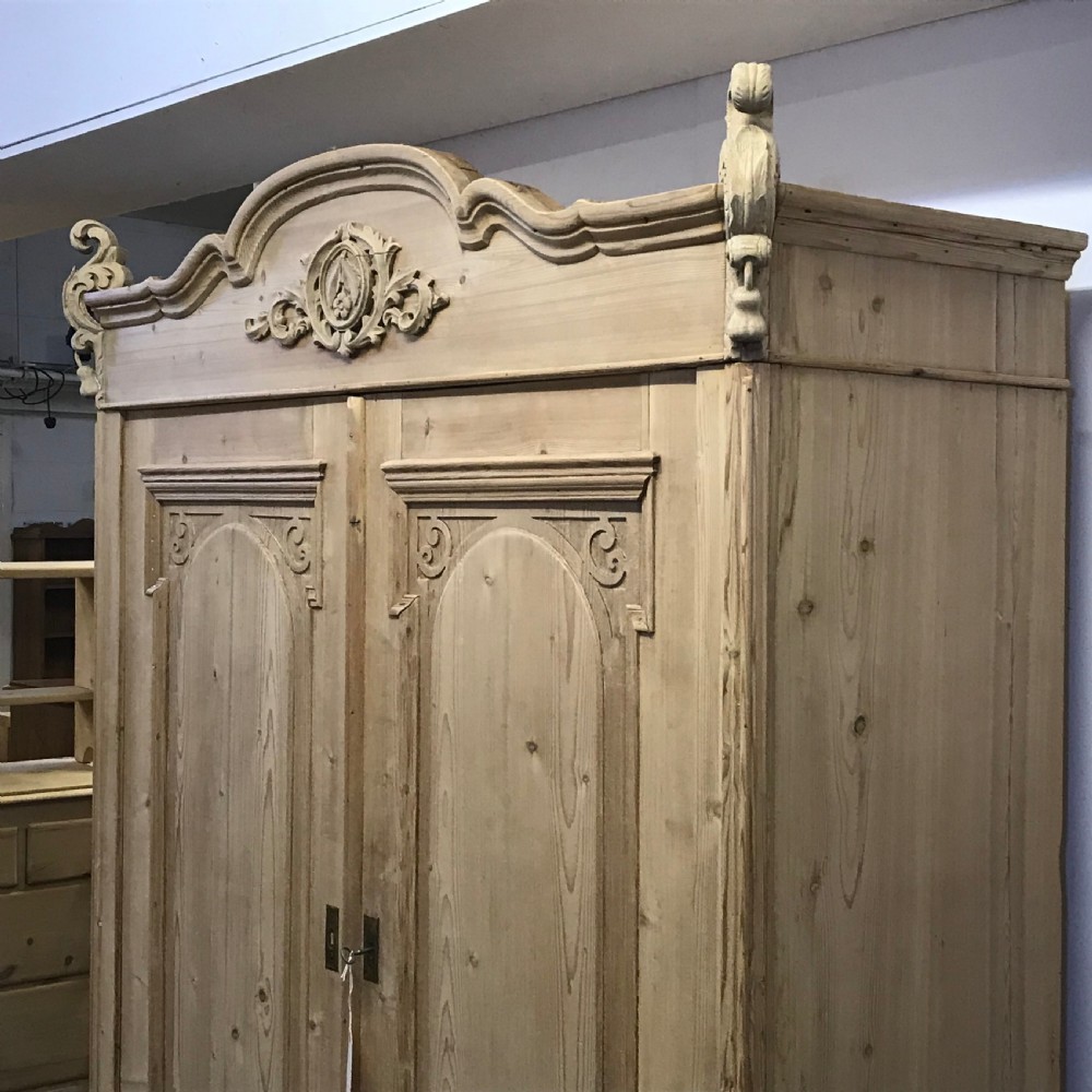 Beautiful 1800's Large Double Pine Wardrobe (Dismantles) View VI