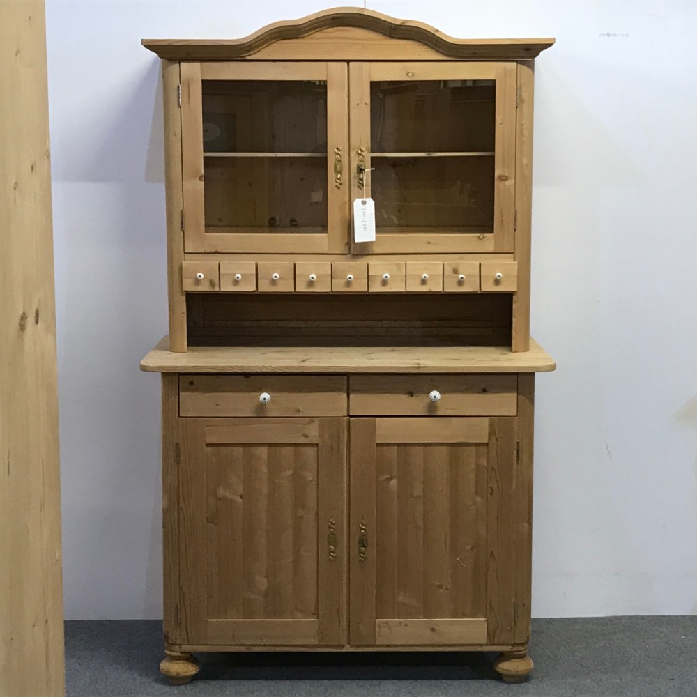 PINE GLAZED TOP DRESSER C.1920