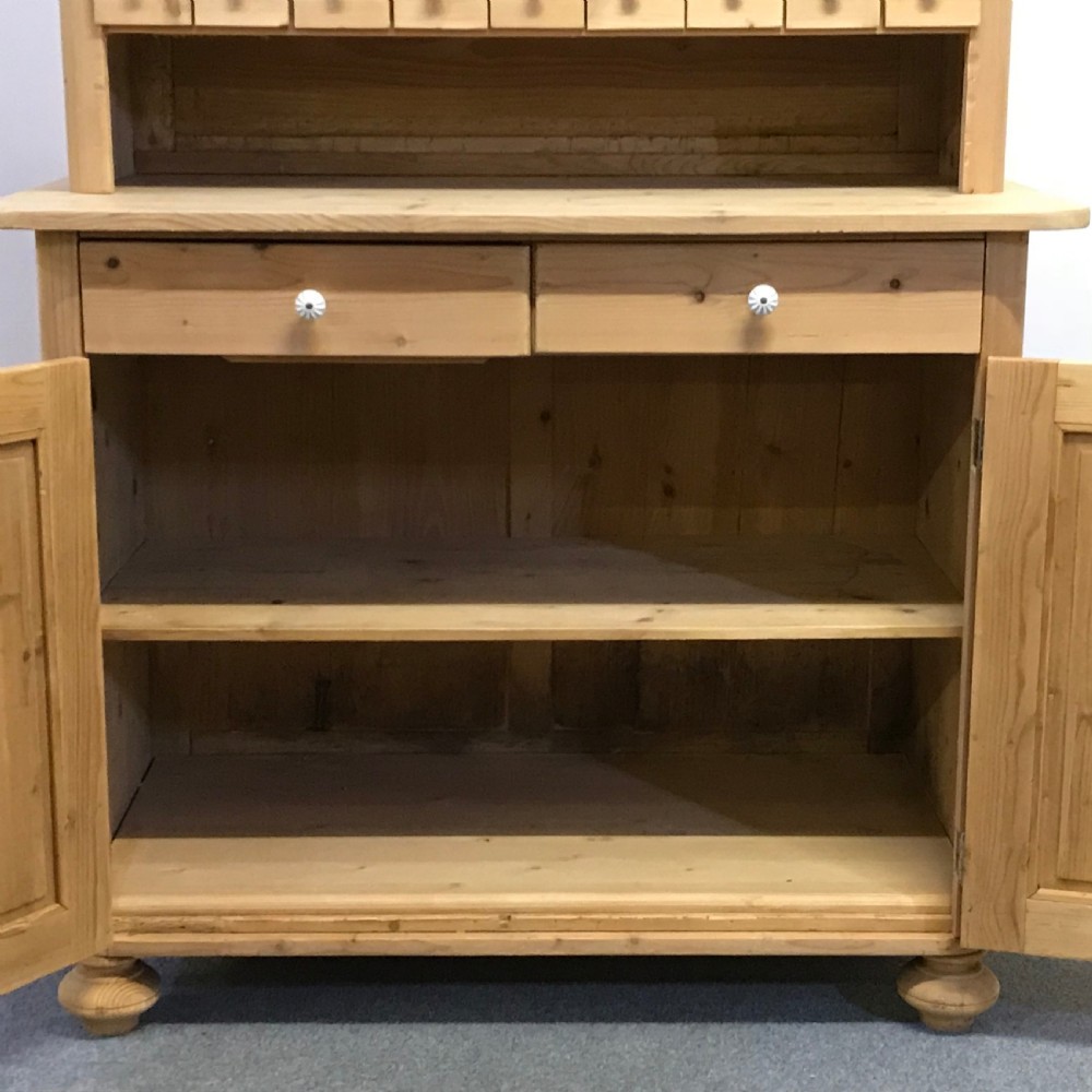 PINE GLAZED TOP DRESSER C.1920 View V