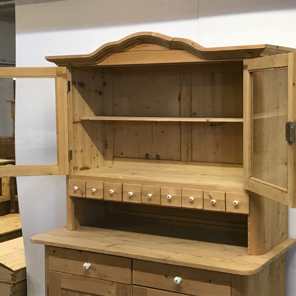 PINE GLAZED TOP DRESSER C.1920 View VIII