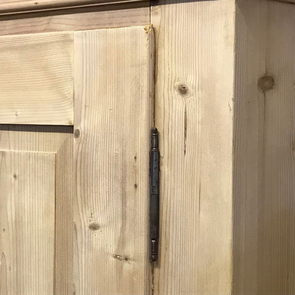 A DEEP DOUBLE ANTIQUE PINE WARDROBE (DISMANTLES) View VII