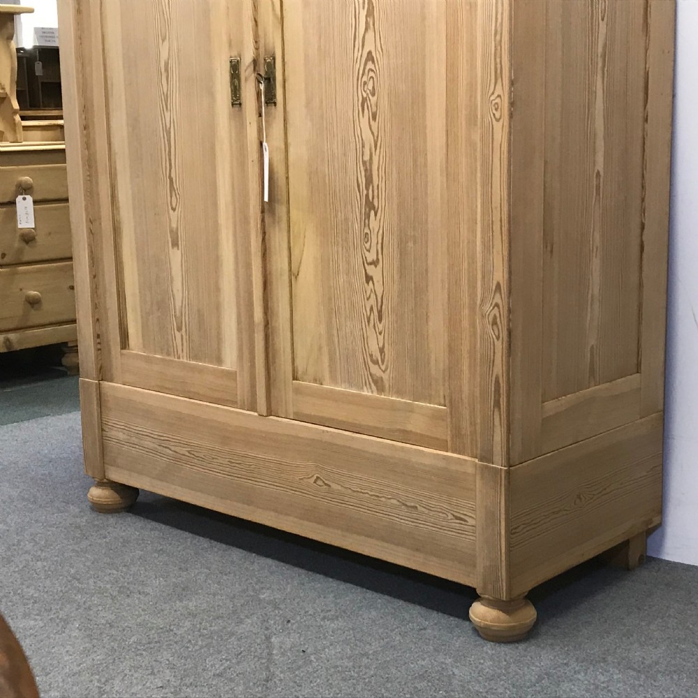 DEEP ANTIQUE DOUBLE WARDROBE WITH ARCHED TOP (DISMANTLES) View IV