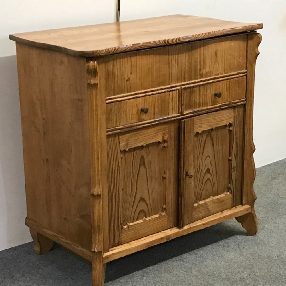 OLD PINE LIFT TOP WASHSTAND (1920'S) View II