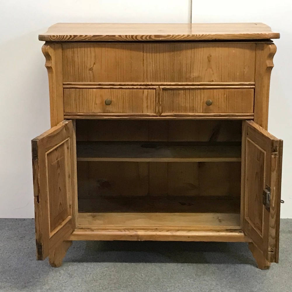 OLD PINE LIFT TOP WASHSTAND (1920'S) View III