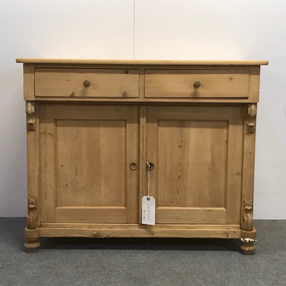 OLD PINE KITCHEN DRESSER BASE CUPBOARD