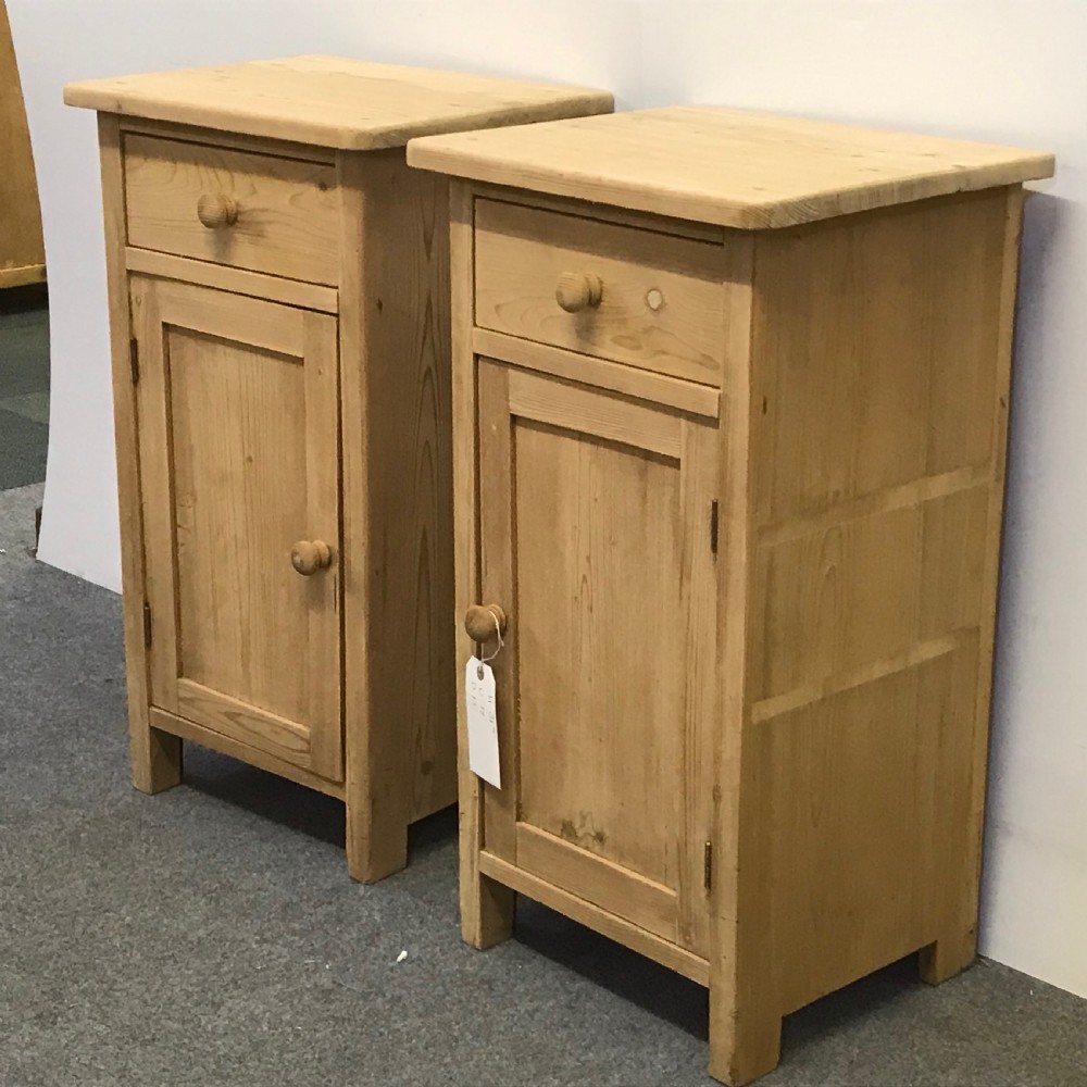 PAIR OF 1920'S BEDSIDE POT CUPBOARDS  View III