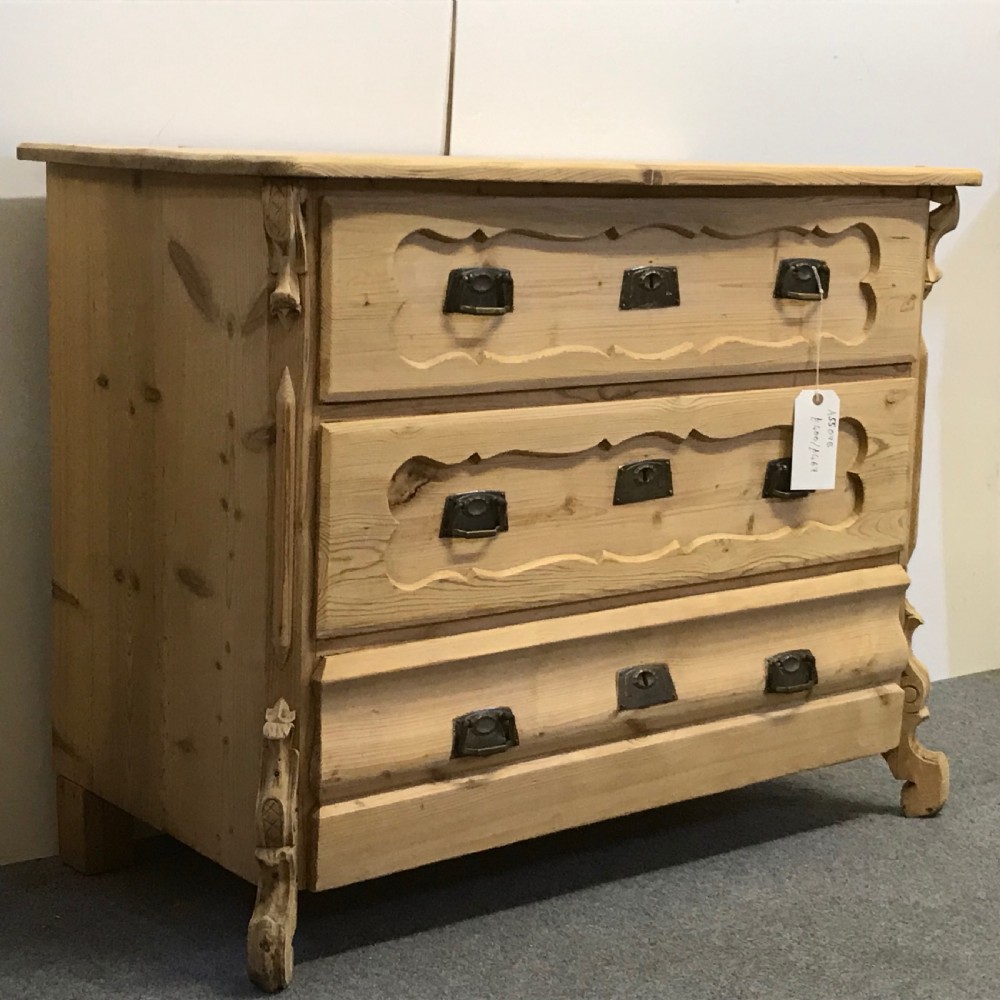 ANTIQUE GERMAN CHEST OF DRAWERS C.1910 View III