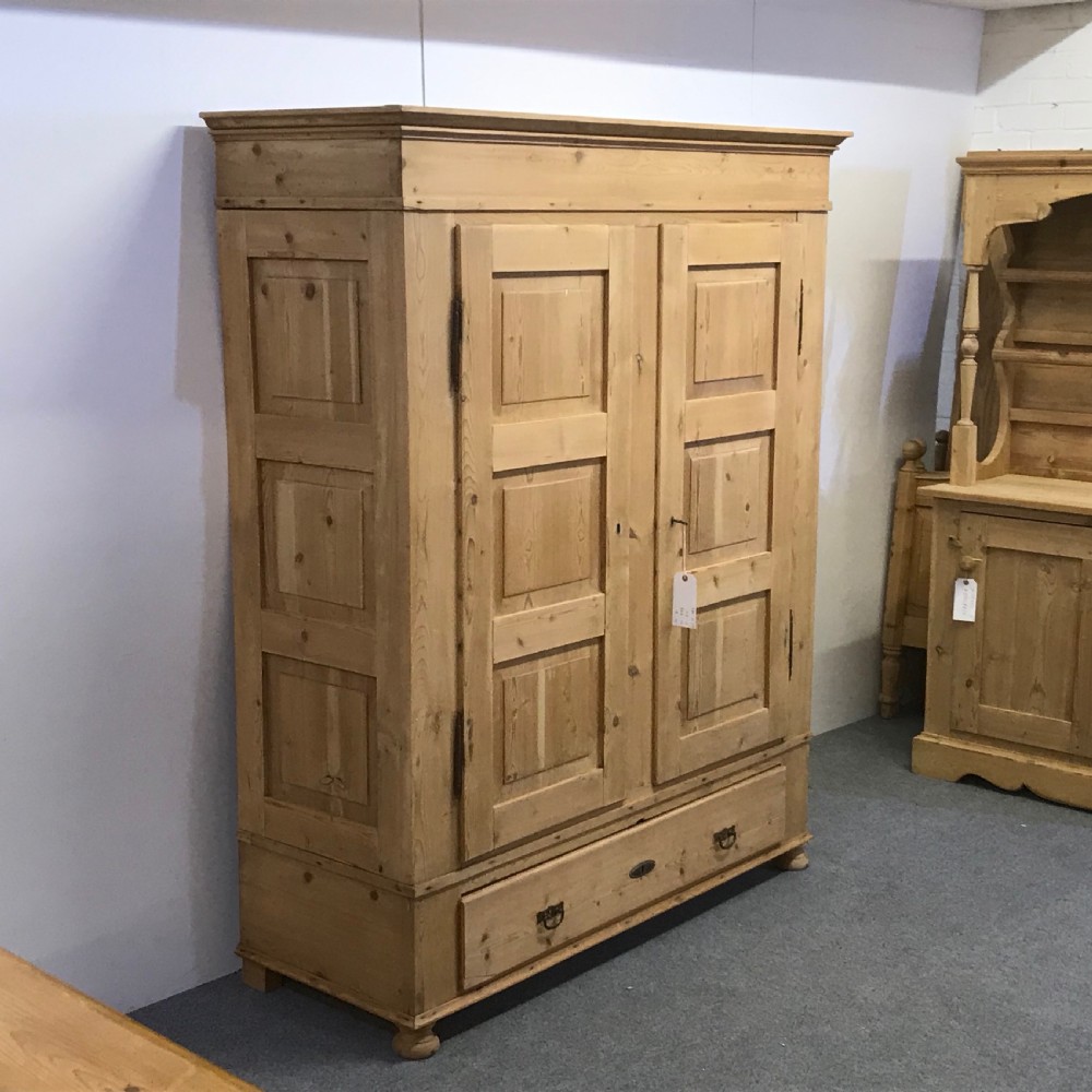 LARGE DOUBLE OLD DANISH PINE WARDROBE  View IV