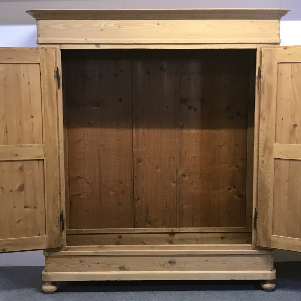 WIDE & DEEP ANTIQUE DOUBLE WARDROBE (DISMANTLES) View II