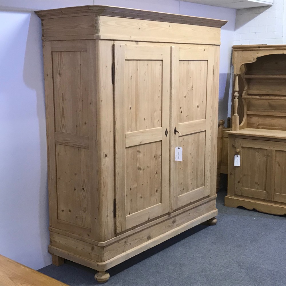 WIDE & DEEP ANTIQUE DOUBLE WARDROBE (DISMANTLES) View IV