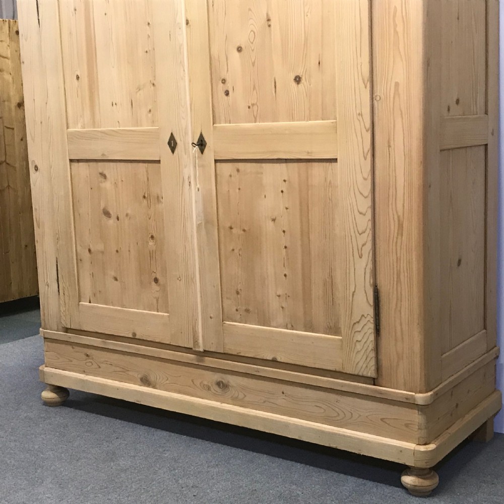 WIDE & DEEP ANTIQUE DOUBLE WARDROBE (DISMANTLES) View VI