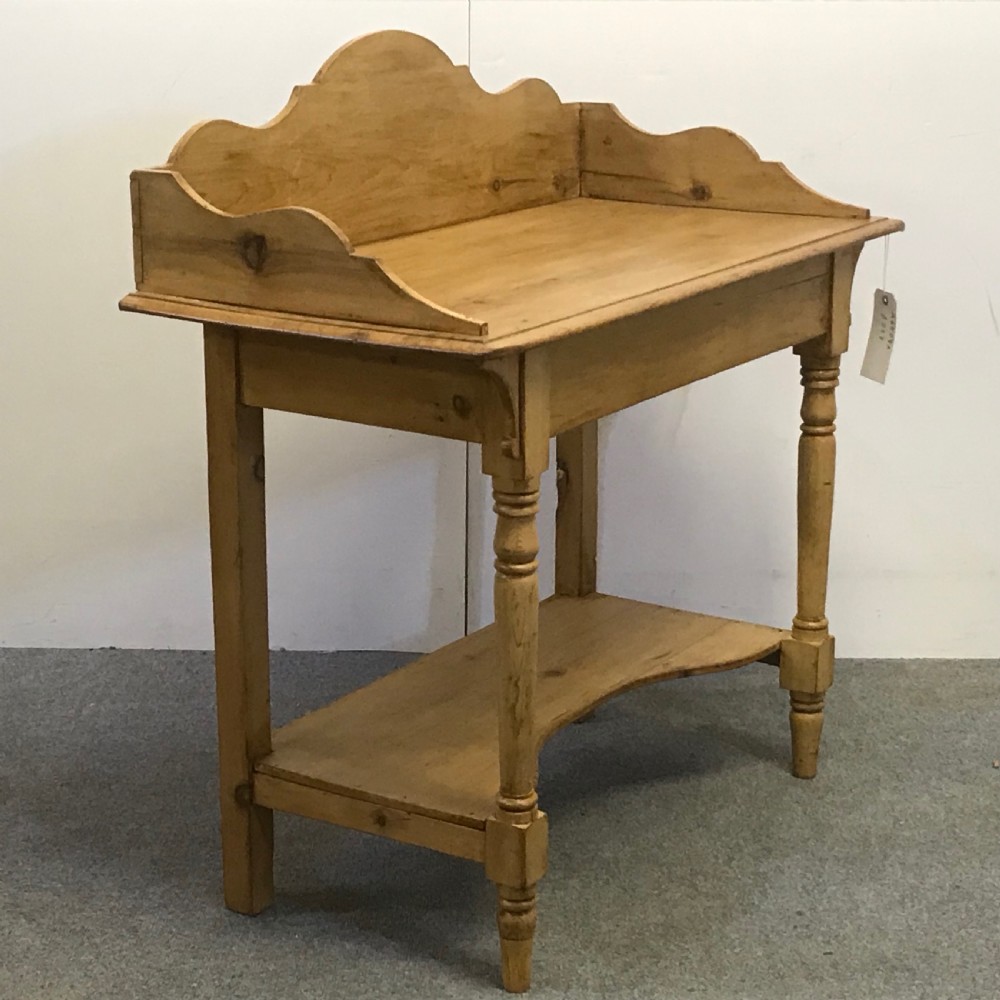 Attractive Victorian Pine Washstand View II