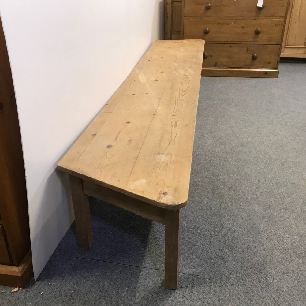 Long Old Pine Bench  View II