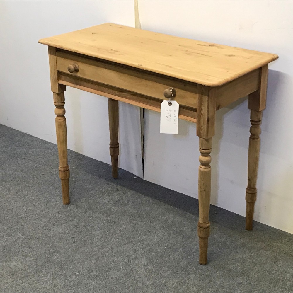 SMALL VICTORIAN PINE WRITING TABLE  View III