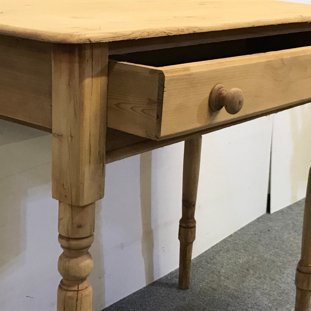 SMALL VICTORIAN PINE WRITING TABLE  View IV