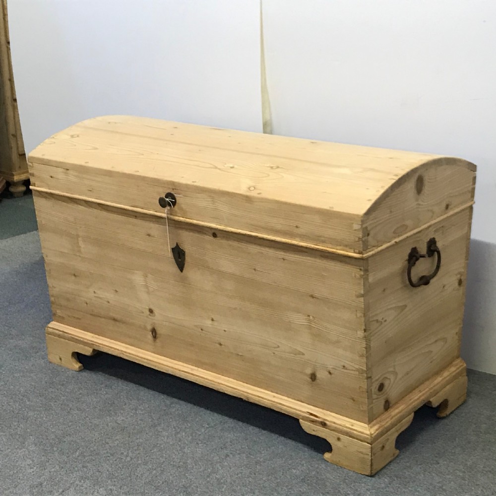 19th Century Pine Dome Top Chest  View III