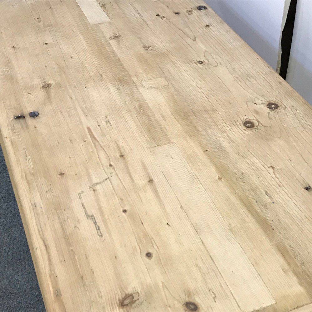 LATE 19TH CENTURY PINE FLAT TOP CHEST  View V