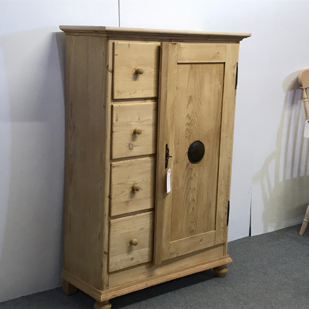 19THE CENTURY PINE LARDER CUPBOARD View II