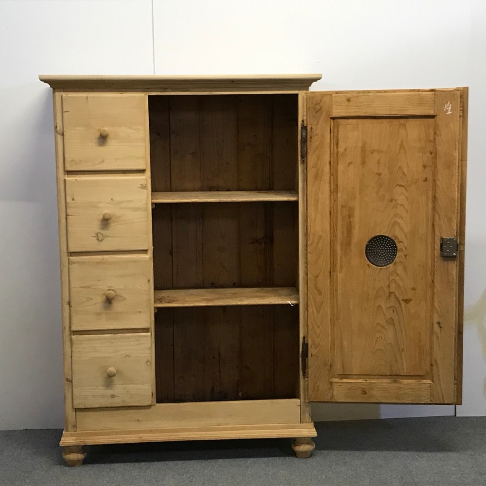 19THE CENTURY PINE LARDER CUPBOARD View VI