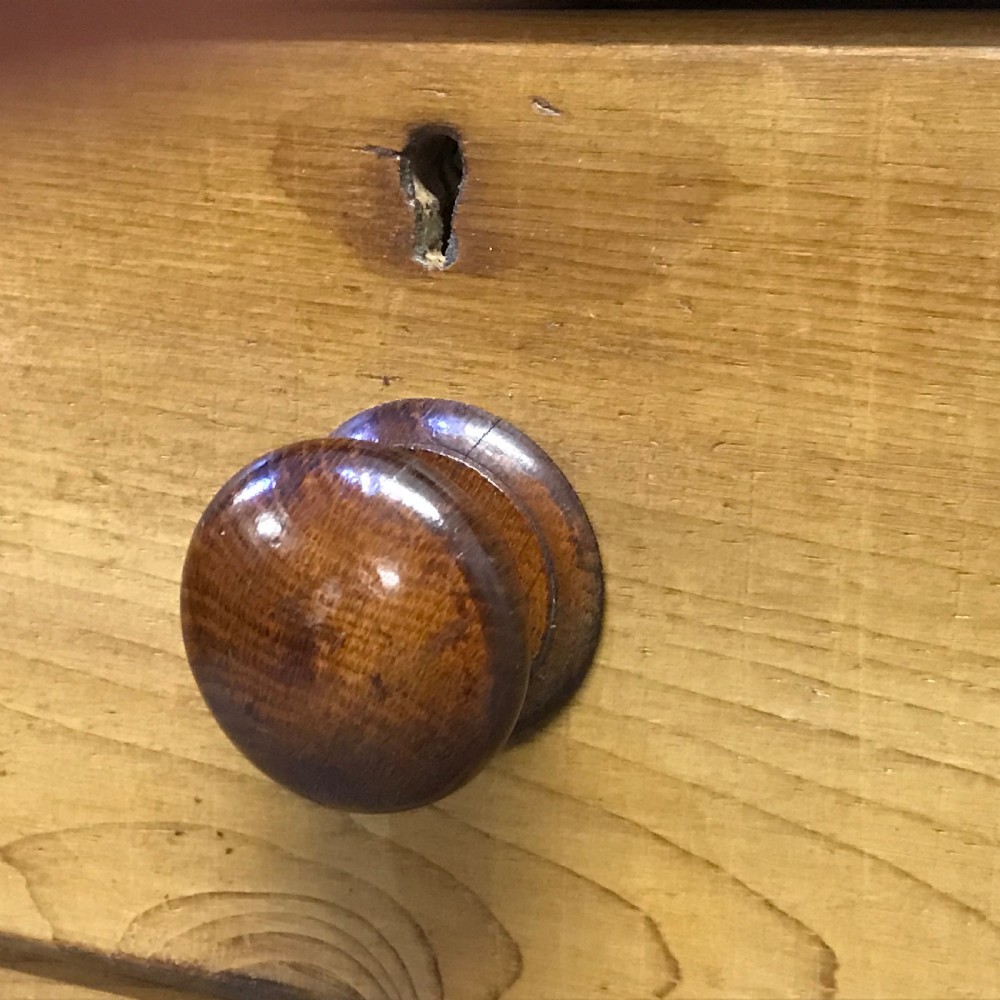 POLISHED VICTORIAN PINE CHEST OF DRAWERS  View VII