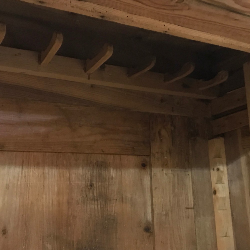LARGE DECORATIVE ANTIQUE PINE CUPBOARD (DISMANTLES) View IV