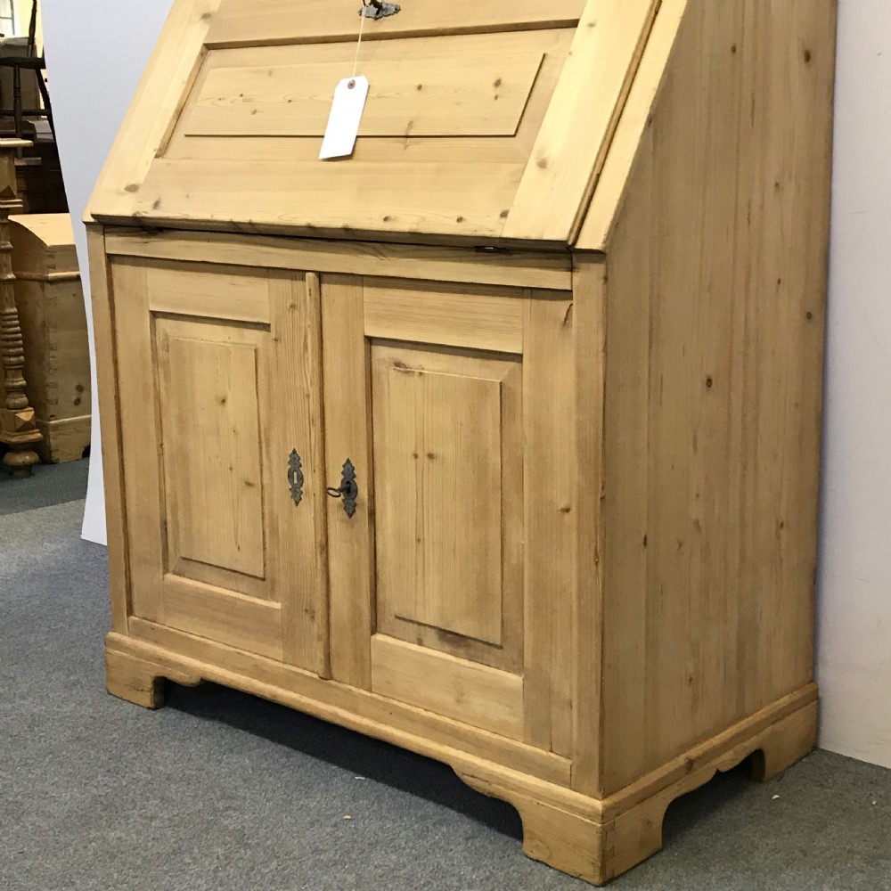 Antique Pine Bureau Bookcase  View VII