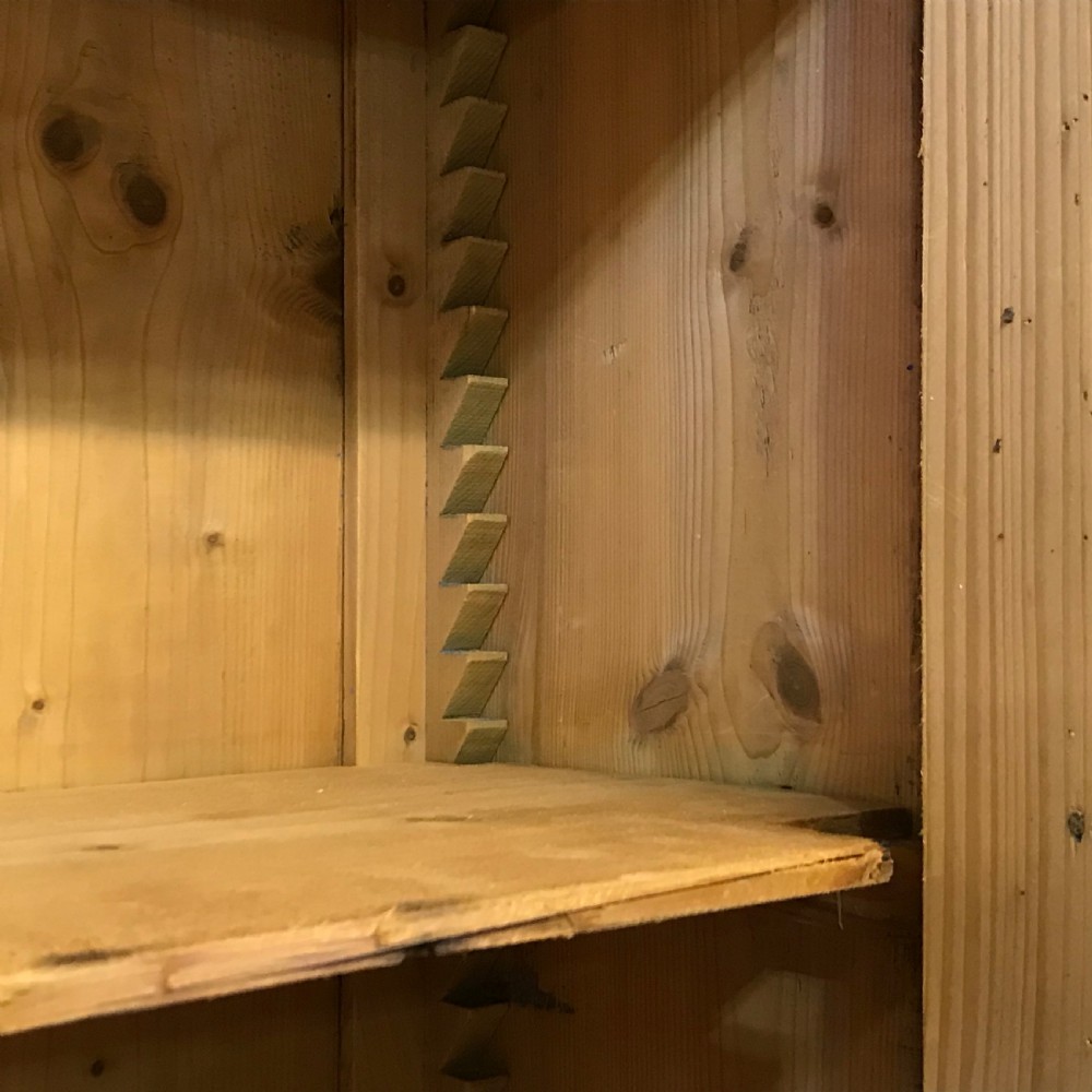 Antique Pine Bureau Bookcase  View XII