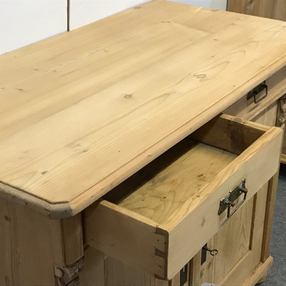 ANTIQUE PINE DRESSER BASE CUPBOARD View VI