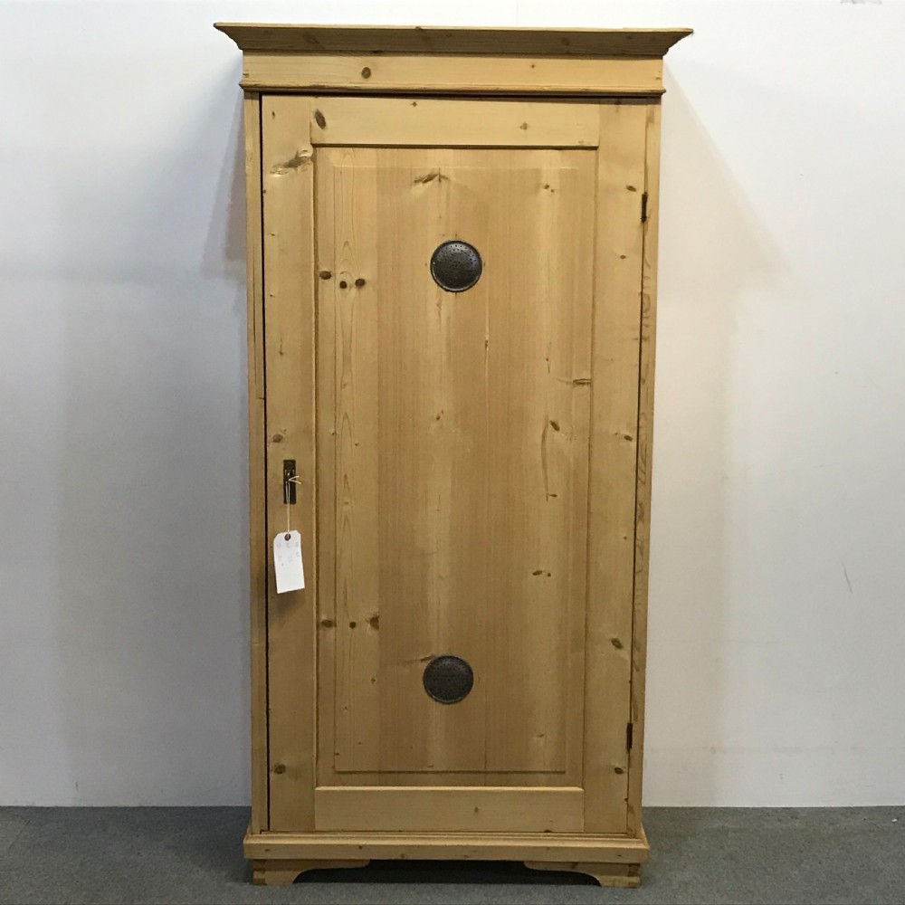 TALL OLD PINE LARDER CUPBOARD 