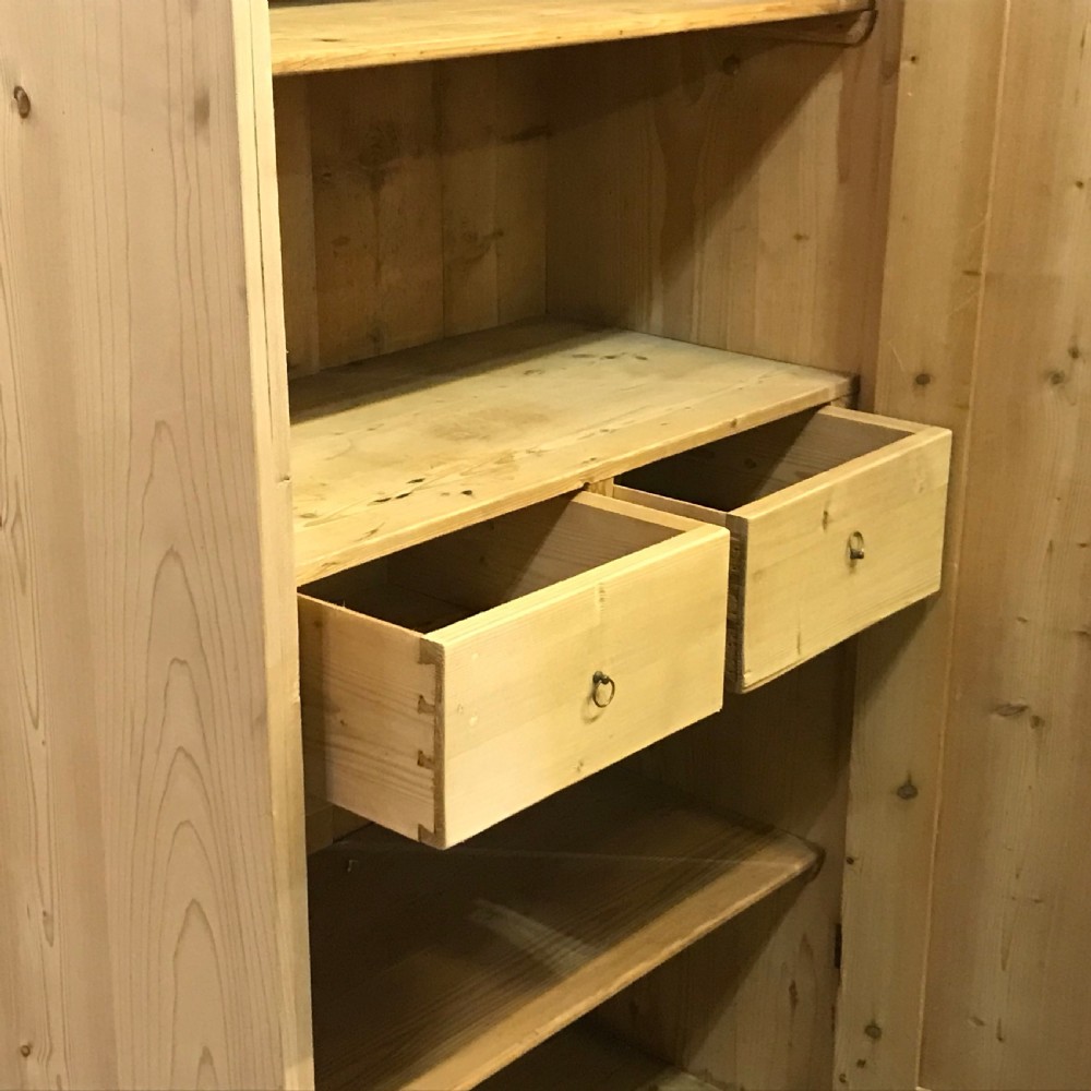 TALL OLD PINE LARDER CUPBOARD  View III