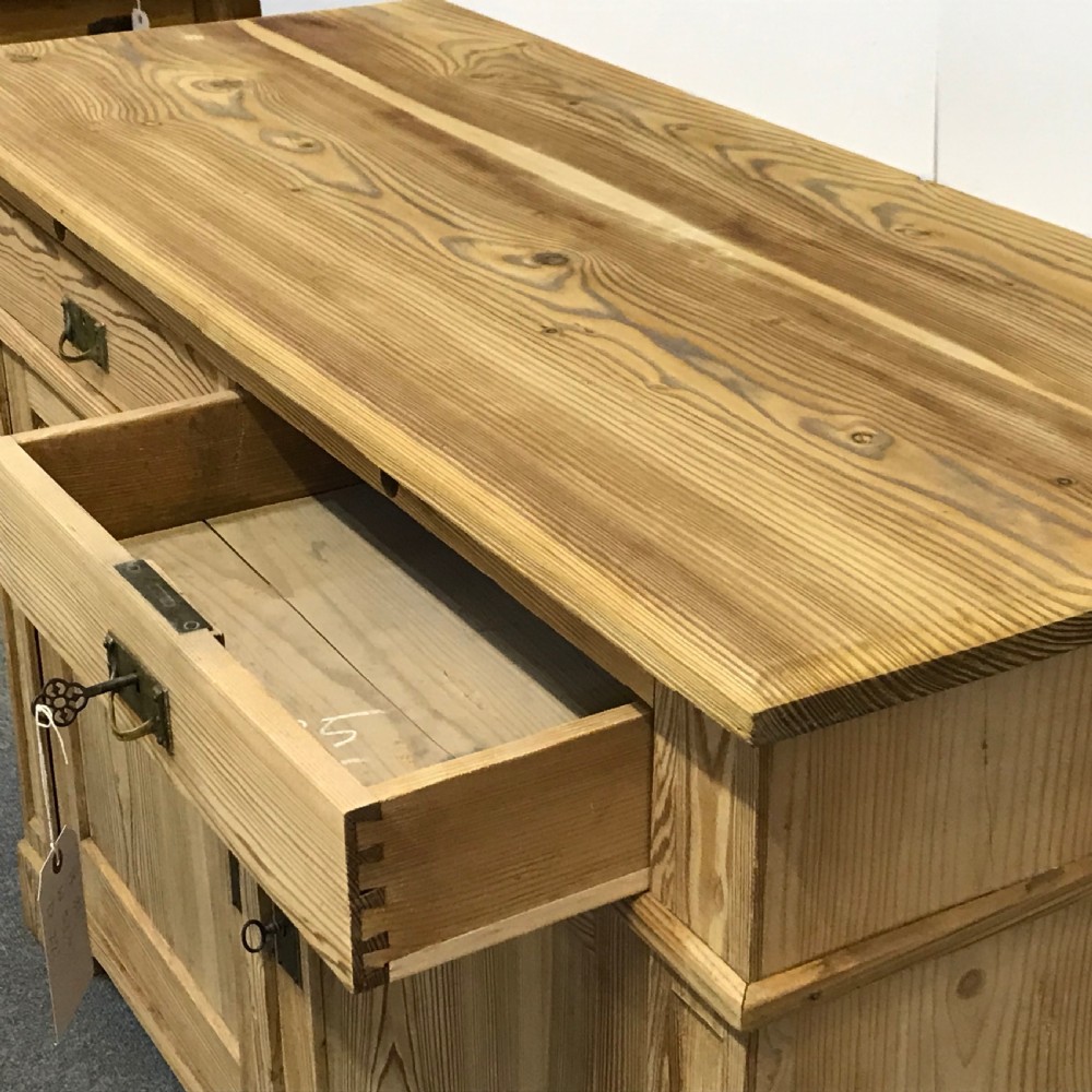OLD PINE FARMHOUSE KITCHEN DRESSER BASE View IV