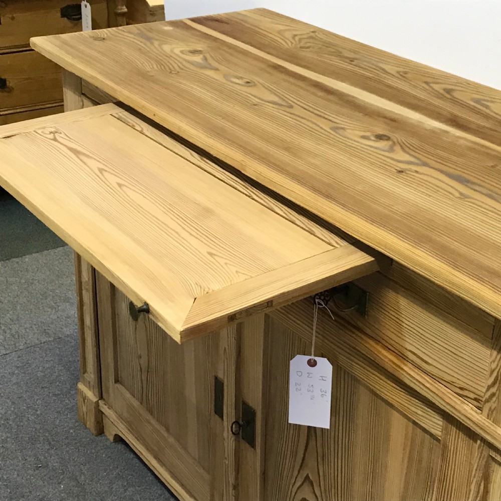 OLD PINE FARMHOUSE KITCHEN DRESSER BASE View XI