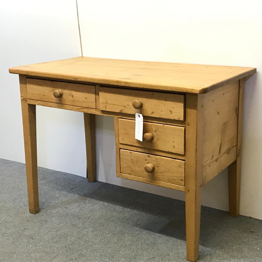 SMALL OLD ENGLISH PINE DESK View III