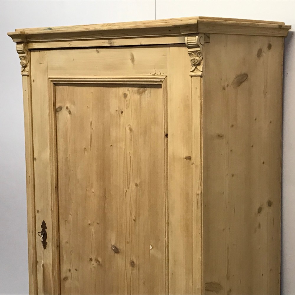 ANTIQUE PINE LINEN STORAGE CUPBOARD View IV