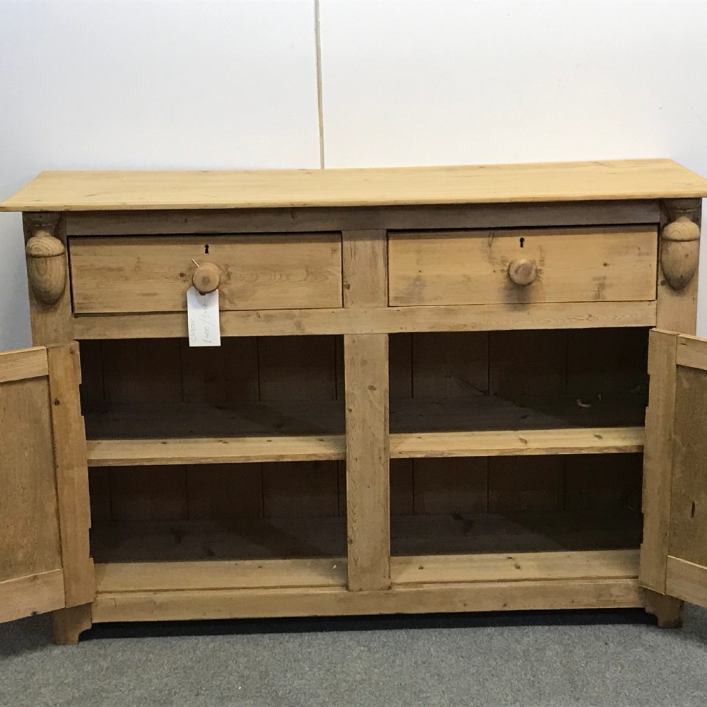 LARGE OLD PINE COUNTRY KITCHEN SIDEBOARD View VI