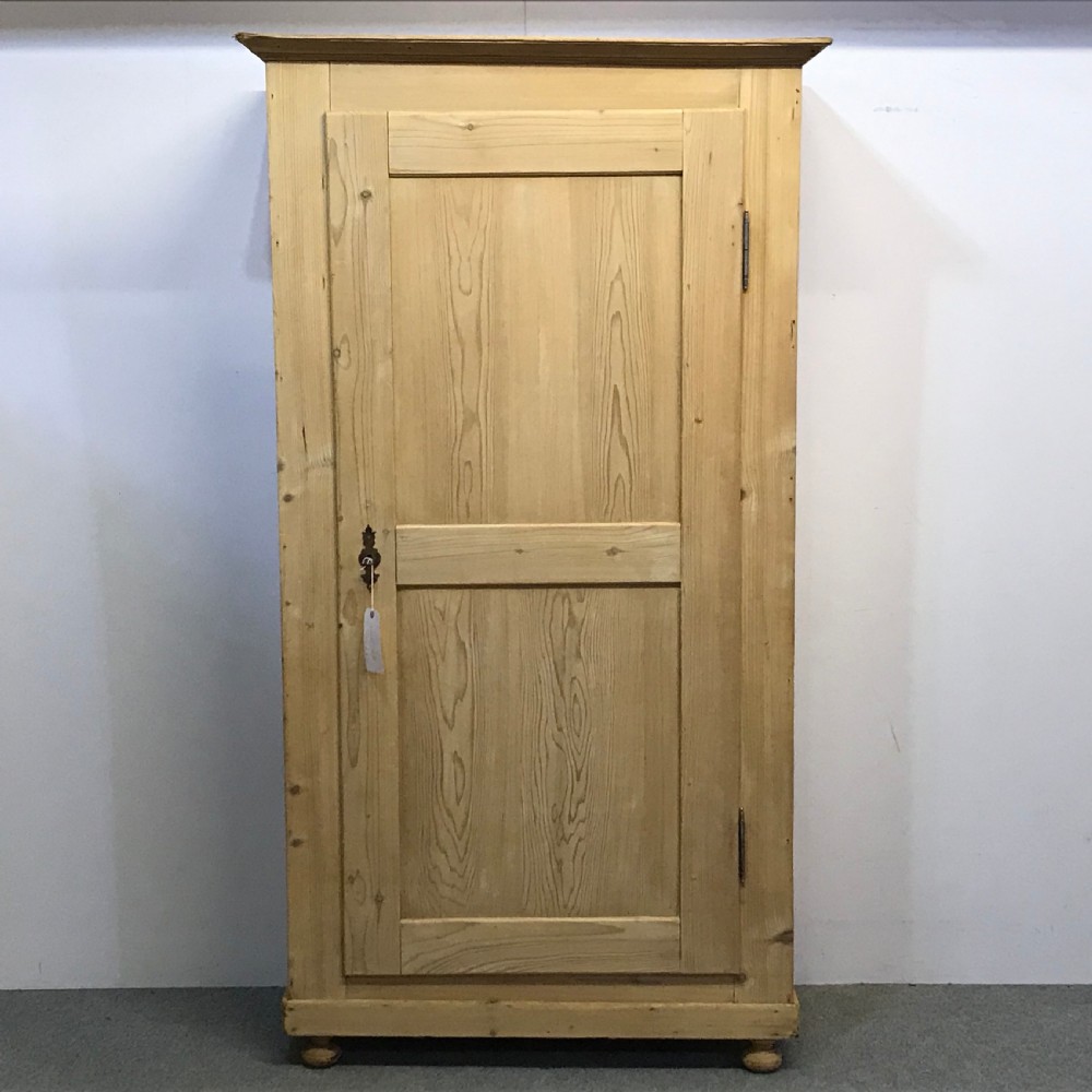 Large Single Door Old Pine Cupboard