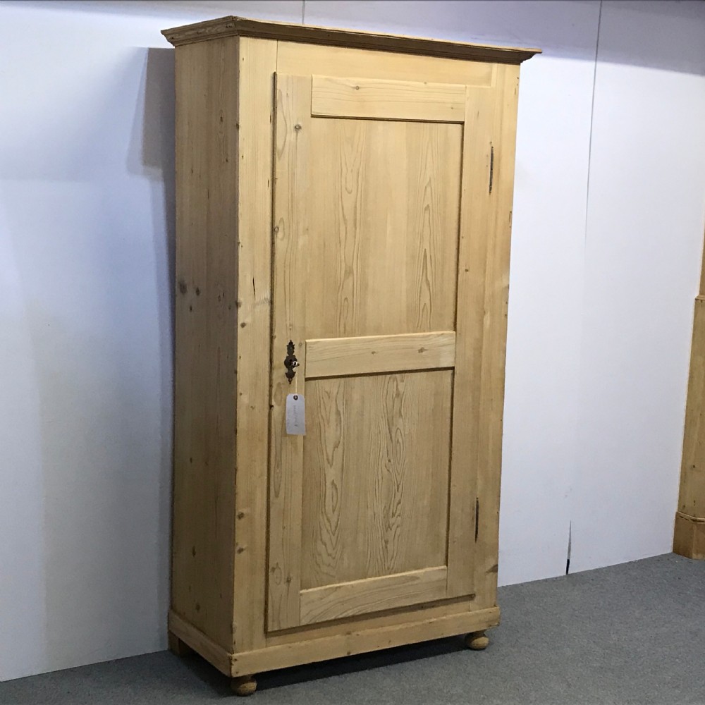 Large Single Door Old Pine Cupboard View II