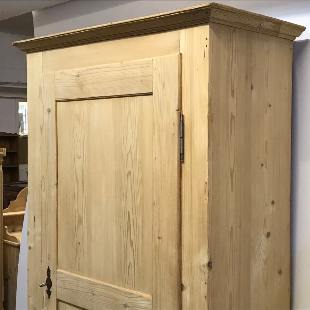 Large Single Door Old Pine Cupboard View III