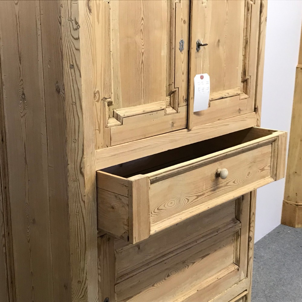 ANTIQUE DANISH PINE BACHELORS CABINET View VII