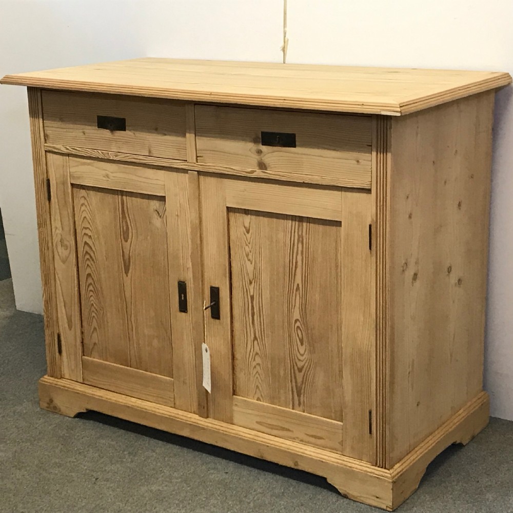 ANTIQUE PINE KITCHEN SIDEBOARD View III