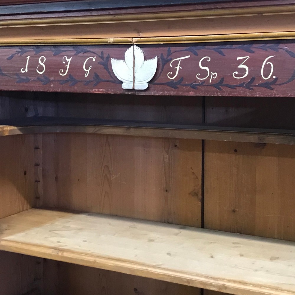 EARLY 1800'S PAINTED GERMAN ARMOIRE (DISMANTLES) View X