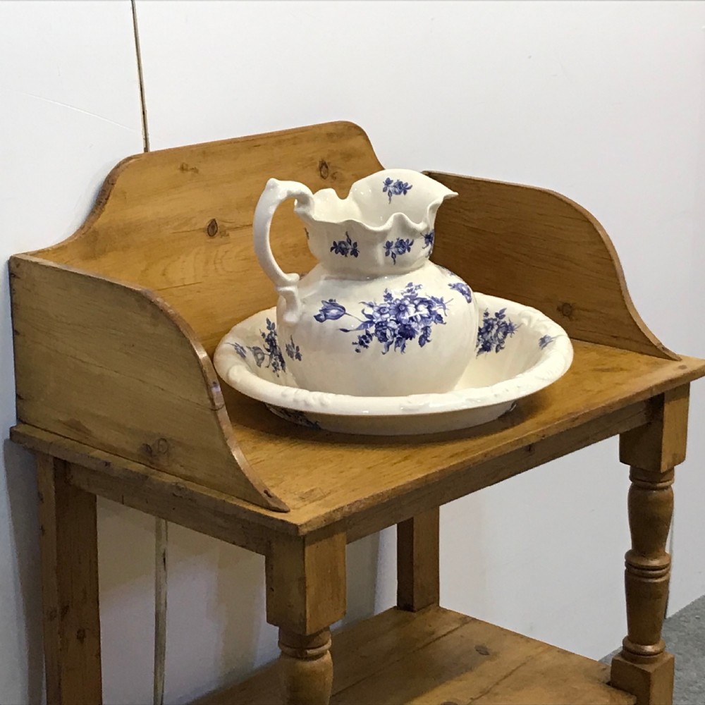 EDWARDIAN PINE WASHSTAND  View III