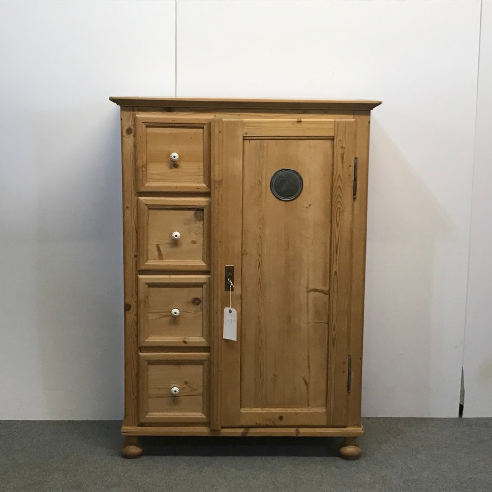 ANTIQUE PINE LARDER CUPBOARD