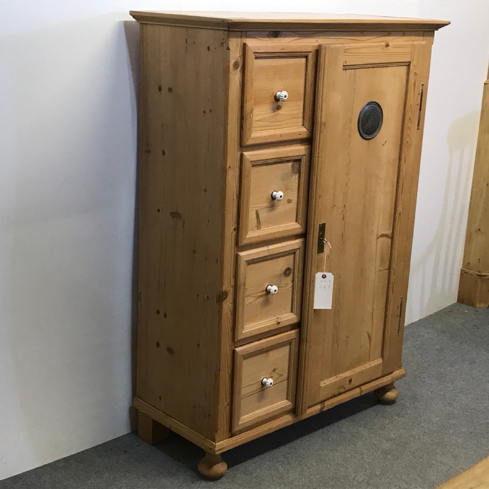 ANTIQUE PINE LARDER CUPBOARD View II