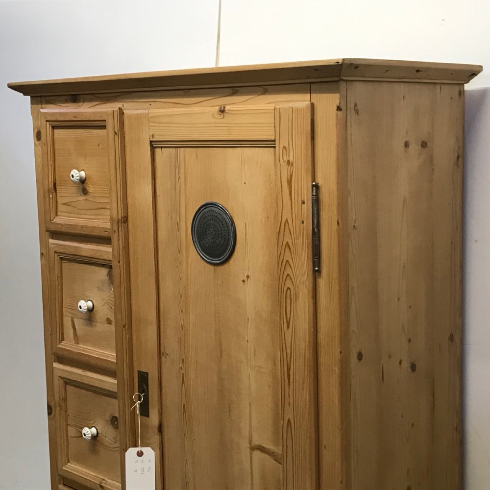 ANTIQUE PINE LARDER CUPBOARD View III